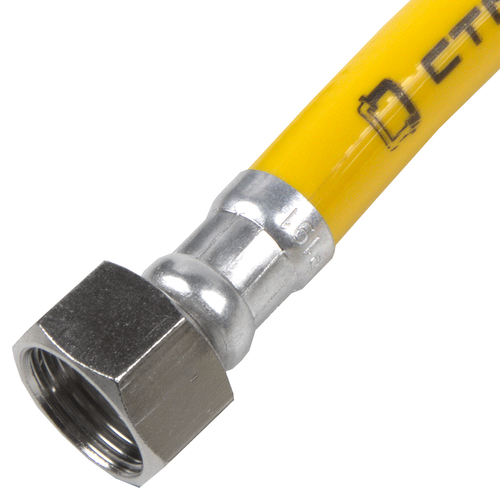 Подводка д/газа CTM ПВХ 1/2 г/г 100см ГАЗ, фото