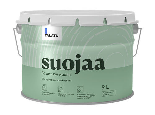 Пропитка защитная TALATU на масляной основеалкидная Suojaa база С, детальное фото