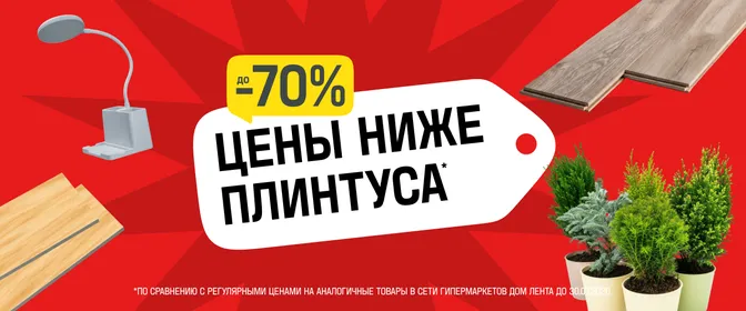 Цены ниже плинтуса
