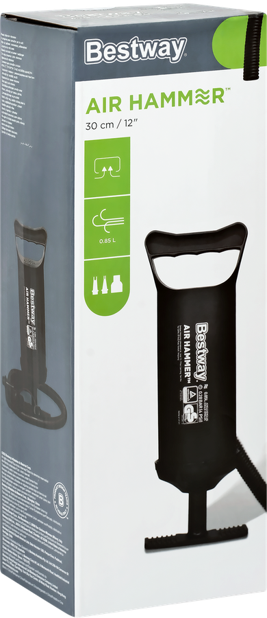 Насос ручной BESTWAY Air Hammer 30см, Арт. 62002, превью