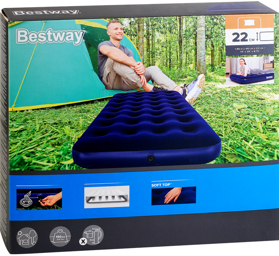 Матрас надувной BESTWAY Pavillo 188x99x22, Арт. 67001, превью
