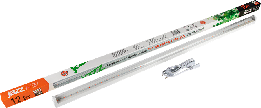 Светильник для растений JAZZWAY светодиодный PPG T8i-900 Agro 12W IP20, предпросмотр