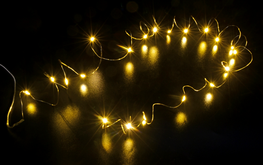 Гирлянда HOMECLUB 20LED мини-диодов, холодный белый, IP20 Арт. LS0003, превью