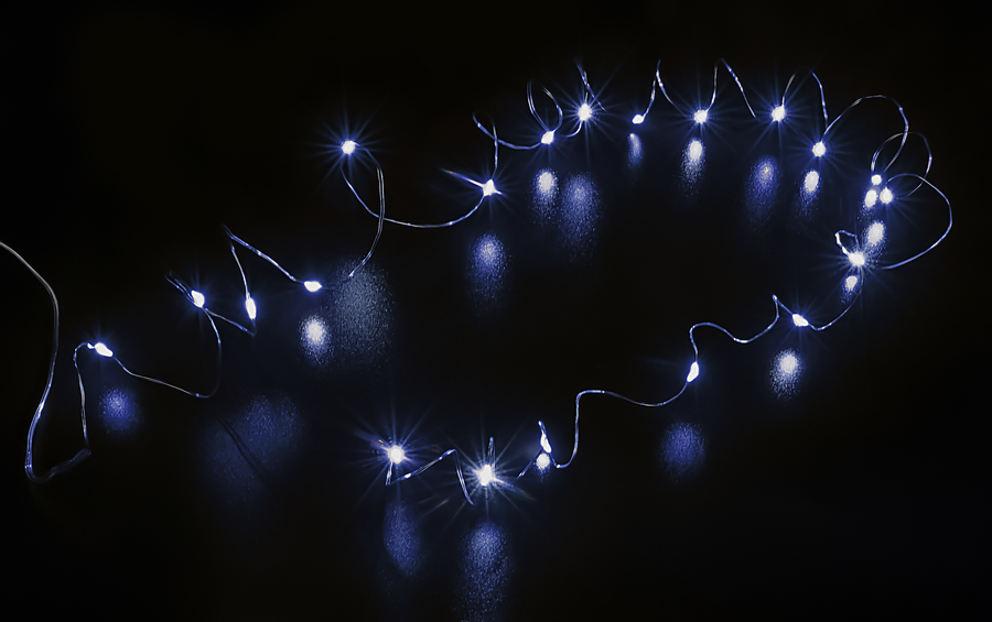 Гирлянда HOMECLUB 20LED мини-диодов, холодный белый, IP20 Арт. LS0003, превью
