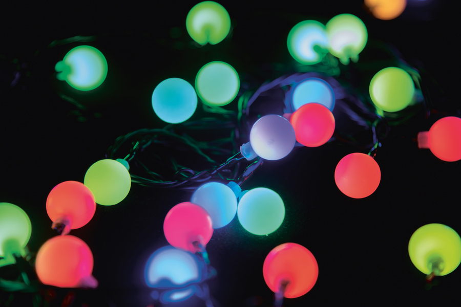 Электрогирлянда HOMECLUB Переливающийся шар 50LED-ламп, 18см, RG/RB мультиколор, 6м, IP20 Арт. 19-201077/LS0045, предпросмотр
