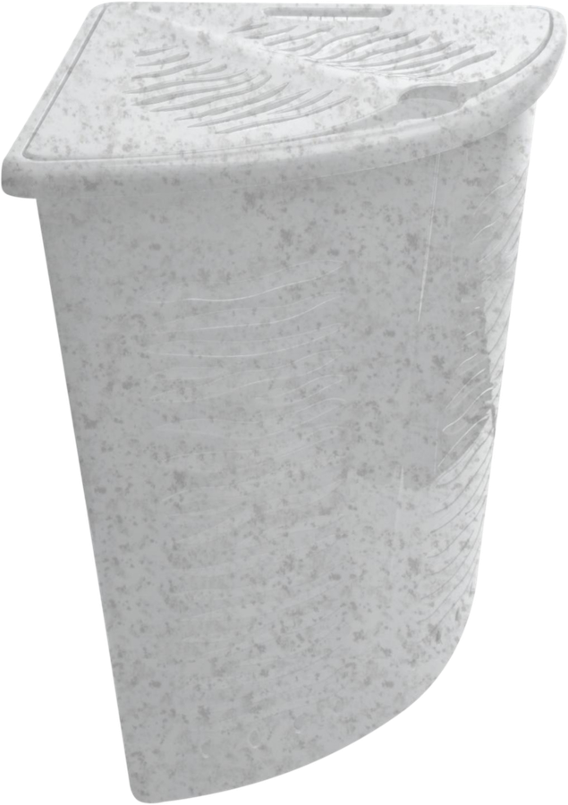 Корзина для белья BRANQ Aqua угловая 40л Арт. BQ1700, предпросмотр