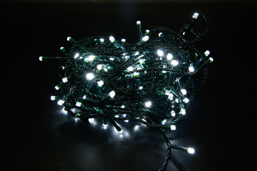 Электрогирлянда HOMECLUB 200LED-ламп, 15м, холодный белый, IP20 Арт. BLS2010W, превью