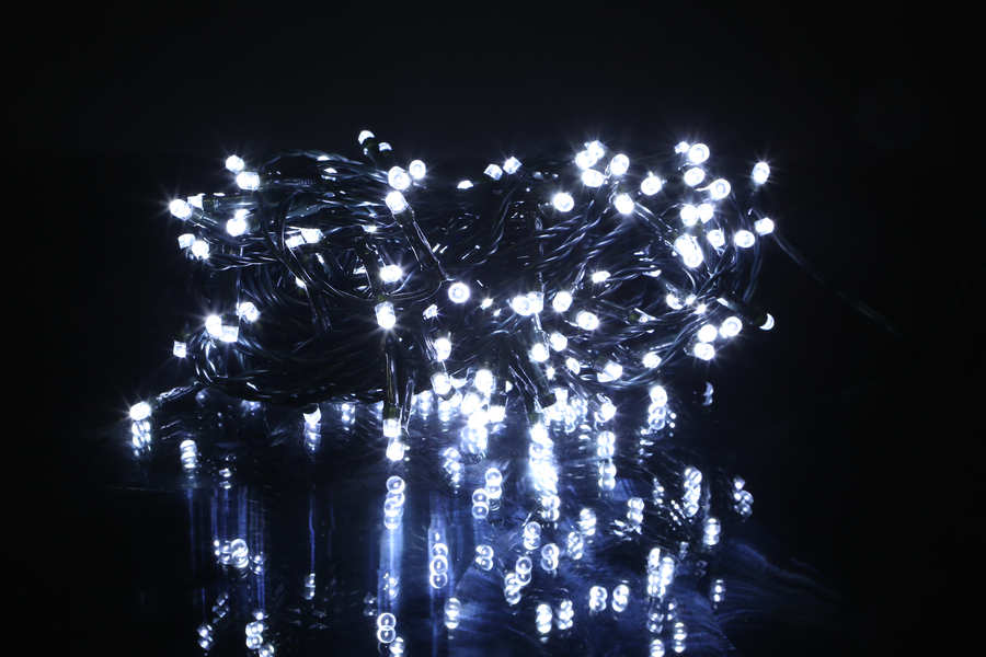 Электрогирлянда HOMECLUB 200LED-ламп, 15м, холодный белый, IP20 Арт. BLS2010W, предпросмотр