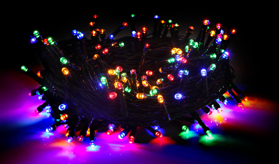 Электрогирлянда HOMECLUB 200LED-ламп, 15м, мультиколор, IP20 Арт. BLS2009, предпросмотр