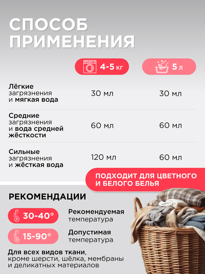 Гель для стирки SYNERGETIC Pure биоразлагаемый концентрированный, 1.5л, превью