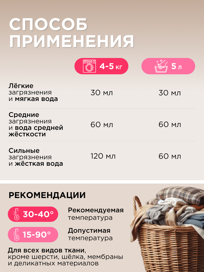 Гель для стирки SYNERGETIC Color биоразлагаемый концентрированный, 1.5л, предпросмотр
