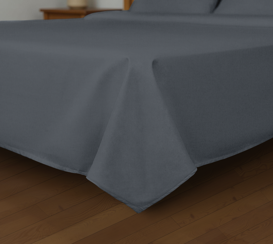 Простыня HOMECLUB 220x260см, серая, поплин, Арт. HCP/S2226/Д1, превью
