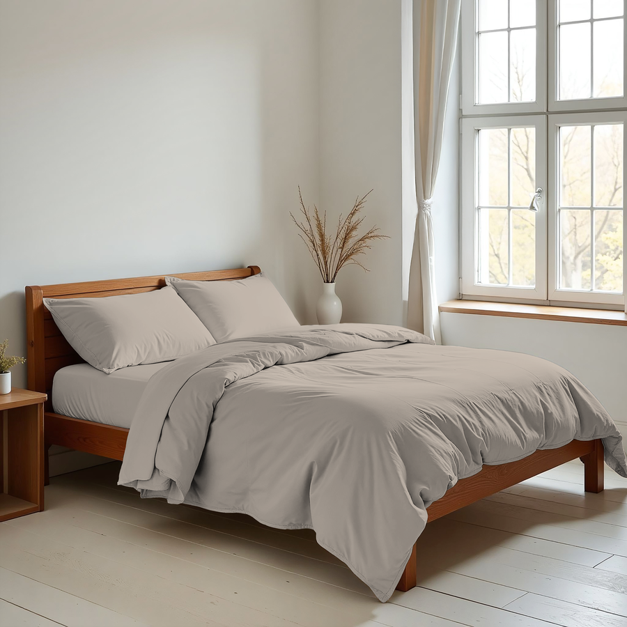 Пододеяльник HOMECLUB 175x215(+/-3)см, цвет жемчужный, Арт. HCDC-S-175-PE, предпросмотр