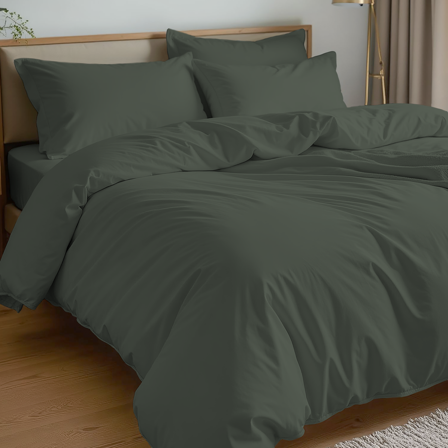 Пододеяльник HOMECLUB 175x215(+/-3)см, зеленый, Арт. HCDC-S-175-EN, предпросмотр