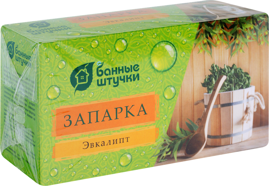 Запарка для бани и сауны БАННЫЕ ШТУЧКИ Листья эвкалипта, в фильтр-пакетах, Арт. 30017, 20х1,5г, превью