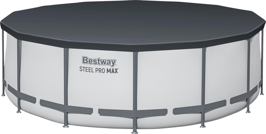 Бассейн каркасный BESTWAY 427х122см, с фильтром-насосом, лестницей и тентом, Арт. 5612X, предпросмотр