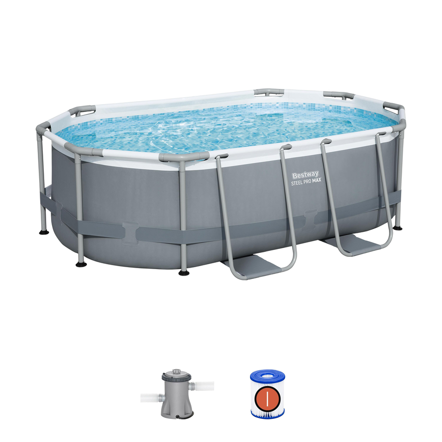 Бассейн каркасный BESTWAY 305x200x84см 3668л, с фильтром-насосом, Арт. 5614A, предпросмотр