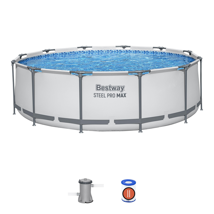 Бассейн каркасный BESTWAY Steel Pro Max 366х100см 9150л, Арт. 56260, предпросмотр