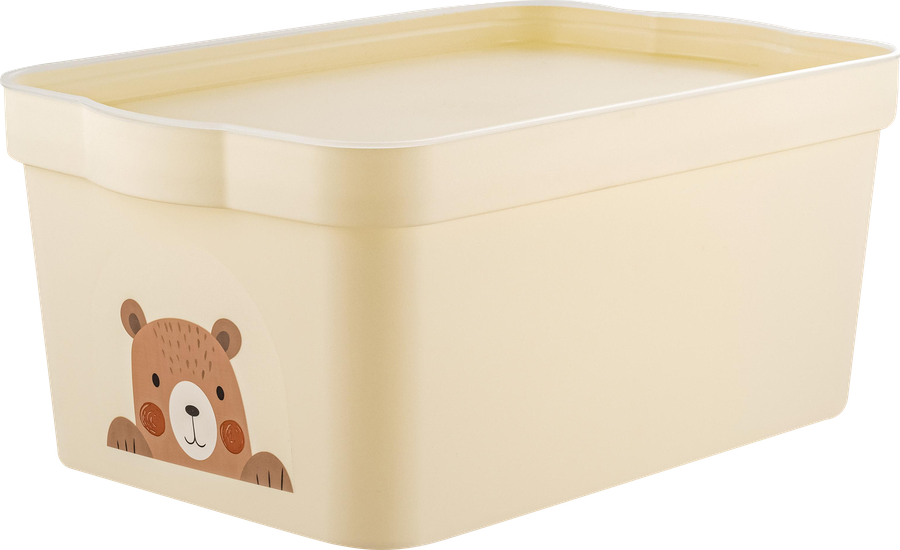 Ящик для хранения SPIN&CLEAN Keeplex Happy Bear 32х21,1х14,1см, 7.5л, Арт. LA512511001, предпросмотр