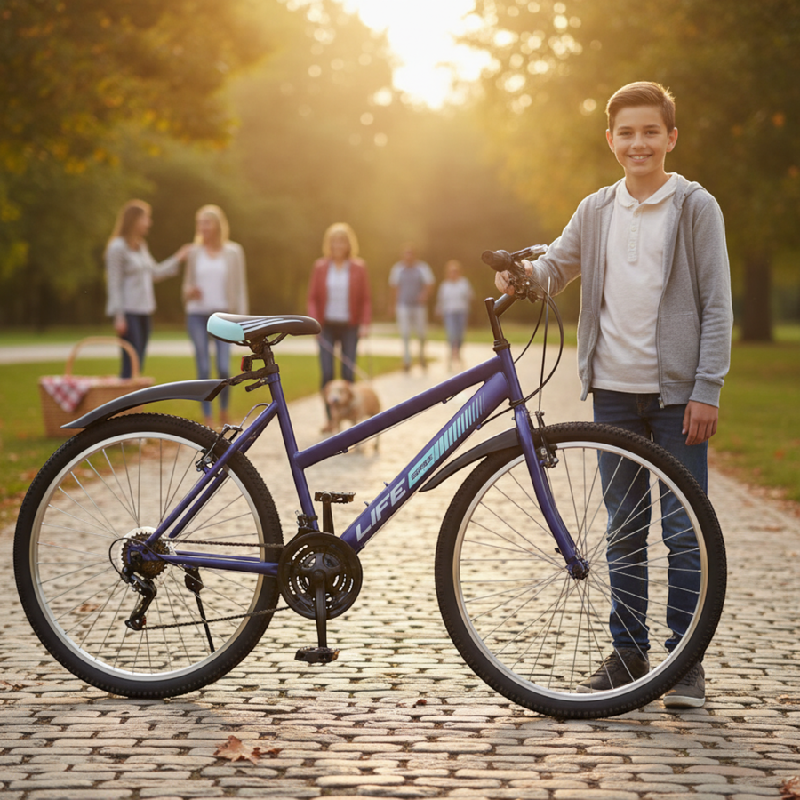 Велосипед ACTIWELL Life, колеса 26" 18 скоростей до 100кг, в ассортименте, Арт. LFE26ST-UW, предпросмотр
