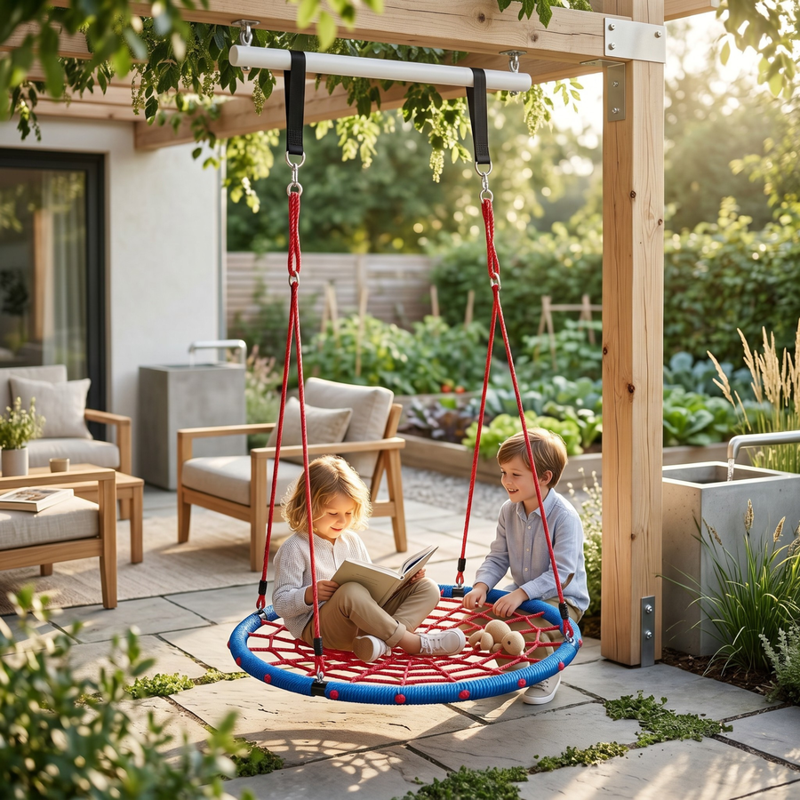Качели подвесные GIARDINO CLUB d=100см, гнездо, Арт. MXC-250612, превью