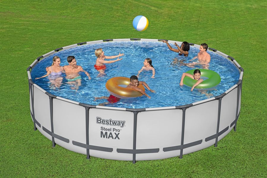 Бассейн каркасный BESTWAY Steel Pro Max 549х122см, круглый, Арт. 56462, предпросмотр