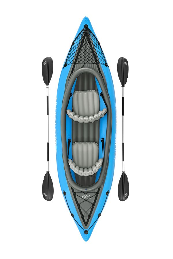 Байдарка надувная BESTWAY Cove Champion X2 Kayak 331х88см, 2 комплекта весел, ласты и ручной насос, Арт. 65131, предпросмотр