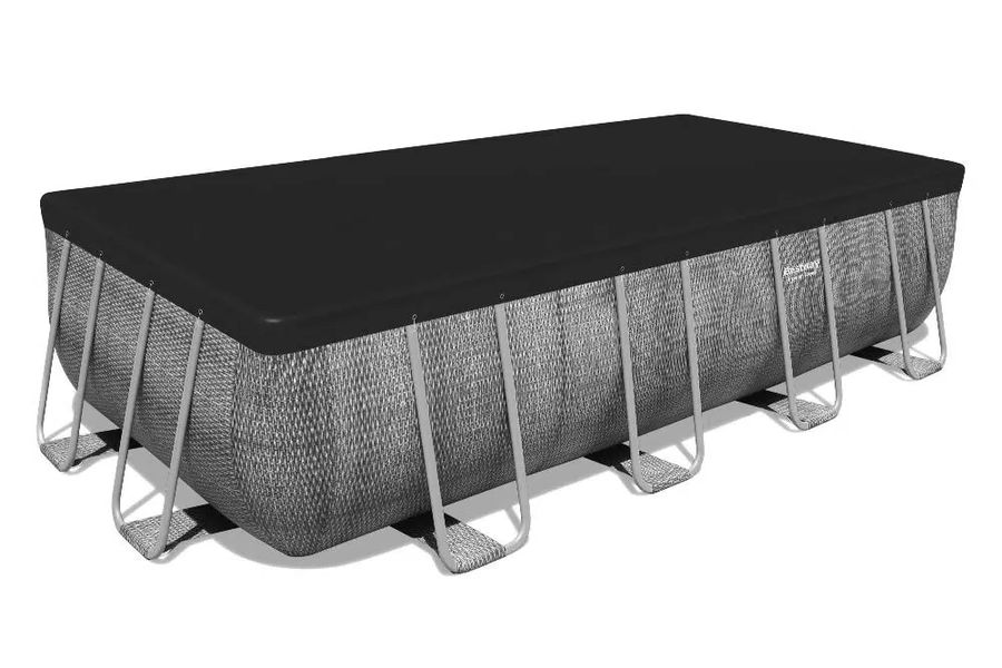 Бассейн каркасный BESTWAY Power Steel 488х244х122см, прямоугольный, Арт. 56670, предпросмотр