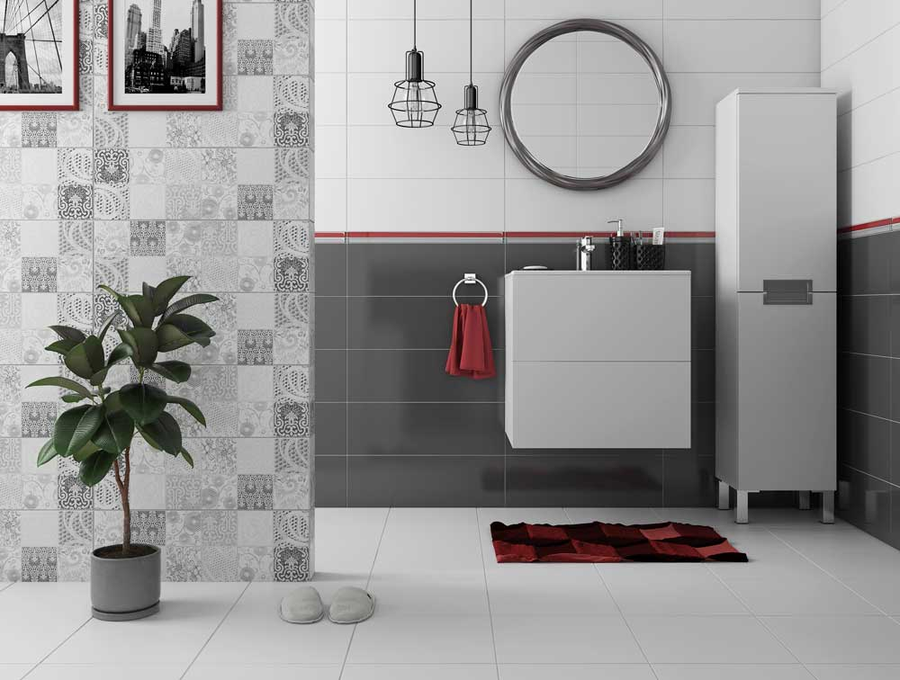 Бордюр CERSANIT Metallic серебряный 1X60 см 1 шт., предпросмотр