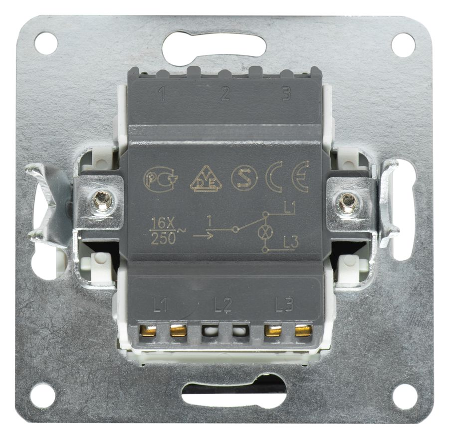 Переключатель 1-клавишный LK Studio LK80 840408 черный, предпросмотр