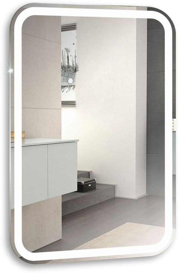 Зеркало сиеста SILVER MIRROR пескоструй 55х80 см, превью