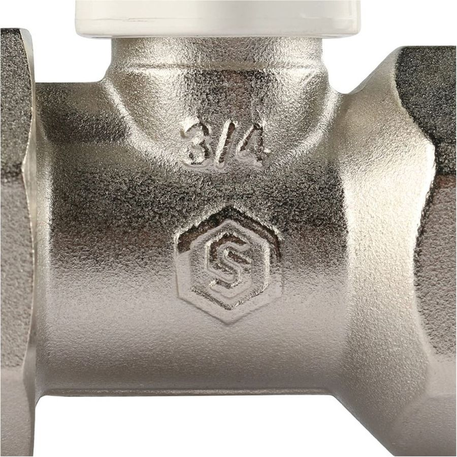 Клапан для радиатора латунь прямой 3/4" STOUT SVL, предпросмотр