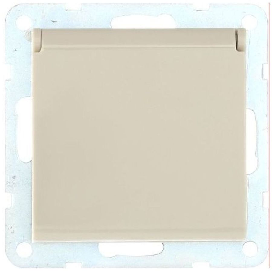 Розетка электрическая LK Studio LK60 863401 кремовый, превью