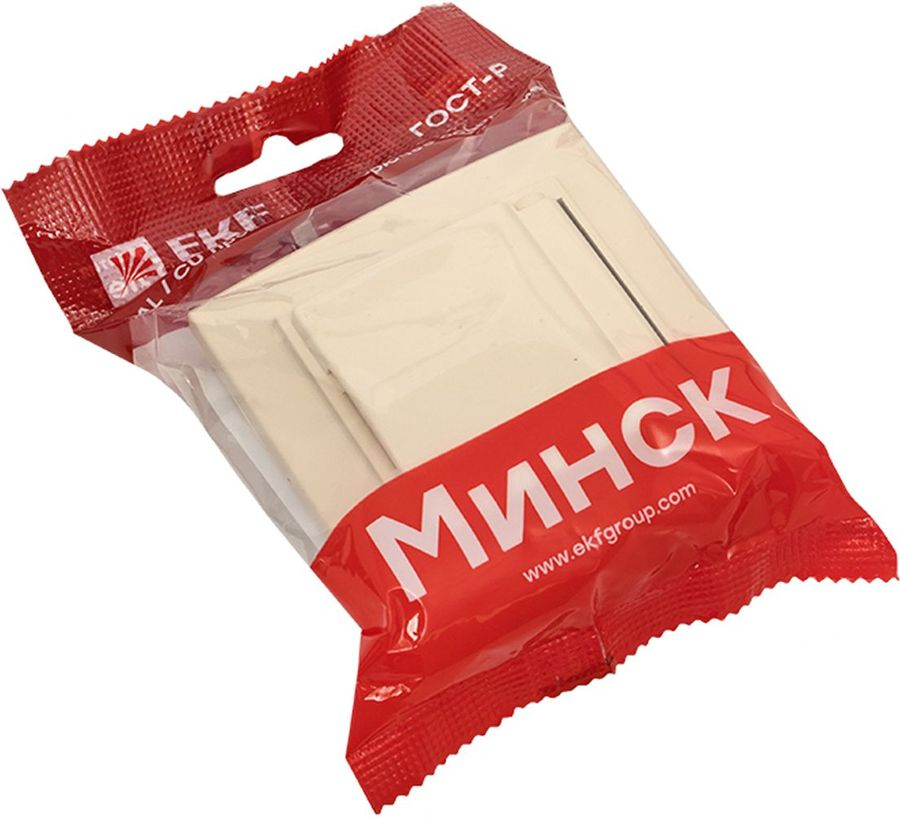 Розетка электрическая EKF Минск ERR16-029-200-44 бежевый, превью