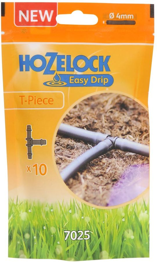 Тройник для садового шланга Hozelock Micro Tube 7025 4 мм 10 шт, превью