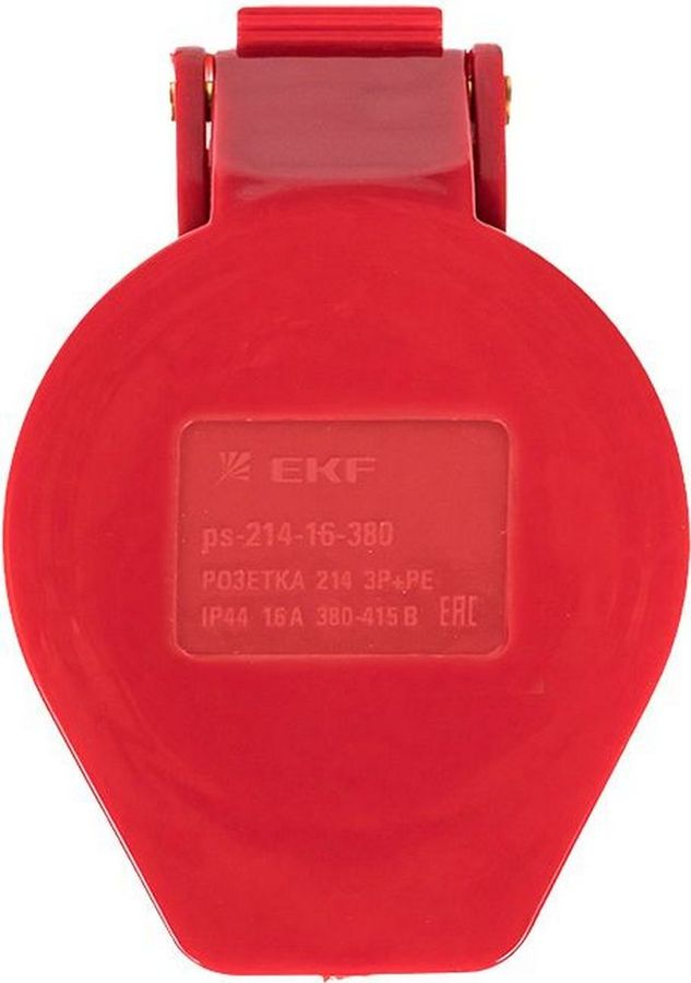 Розетка силовая 4 поста EKF PROxima красный, превью
