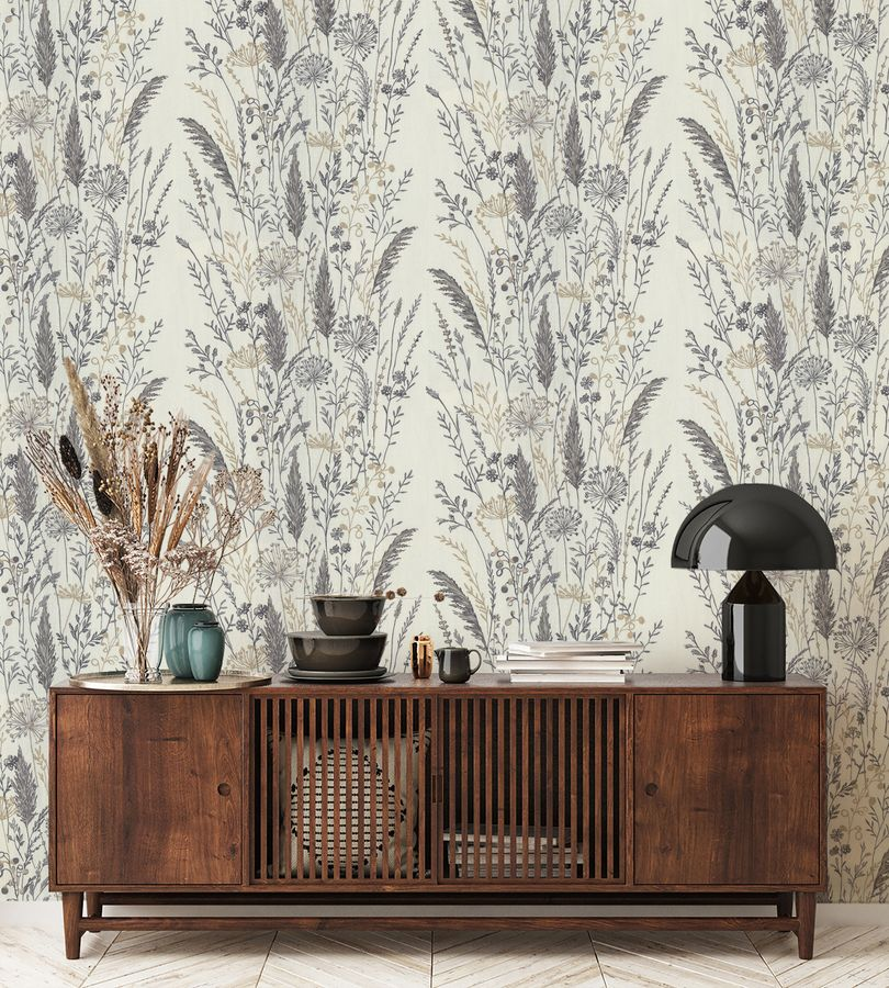 Обои Euro Decor Поле Винил/флиз 7272-22 белый 1,06Х10,05м, превью