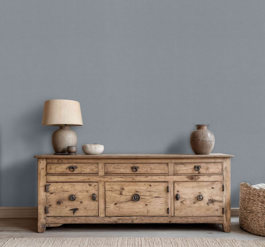 Обои Euro Decor Герда Винил/флиз 7283-03 синий 1,06Х10,05м, превью