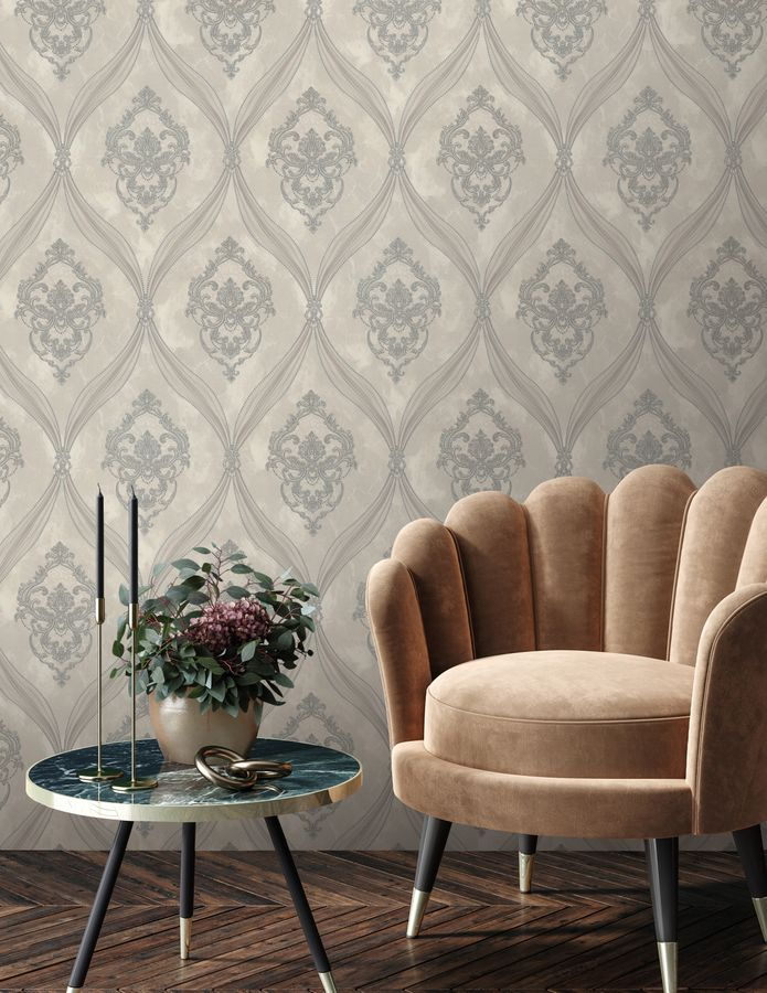 Обои Euro Decor Matilda Винил/флиз 7294-17 бежевый 1,06Х10,05м, превью