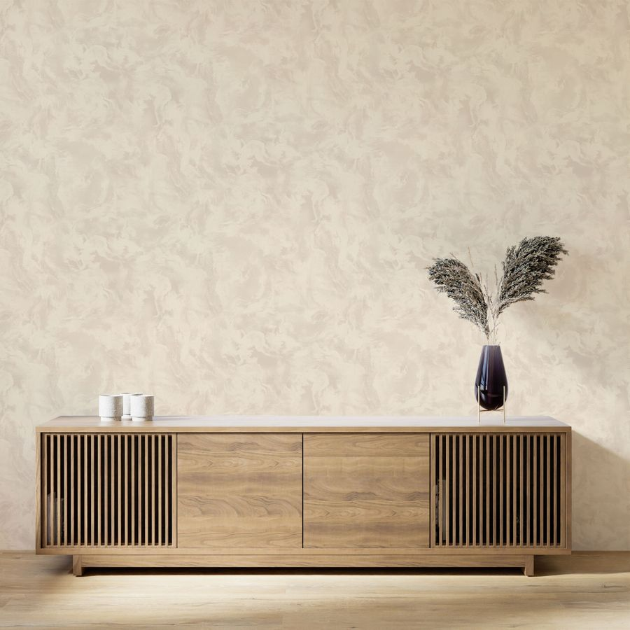 Обои EURO DECOR MINERAL Винил/флиз 7225-02 бежевый 1,06Х10,05м, предпросмотр