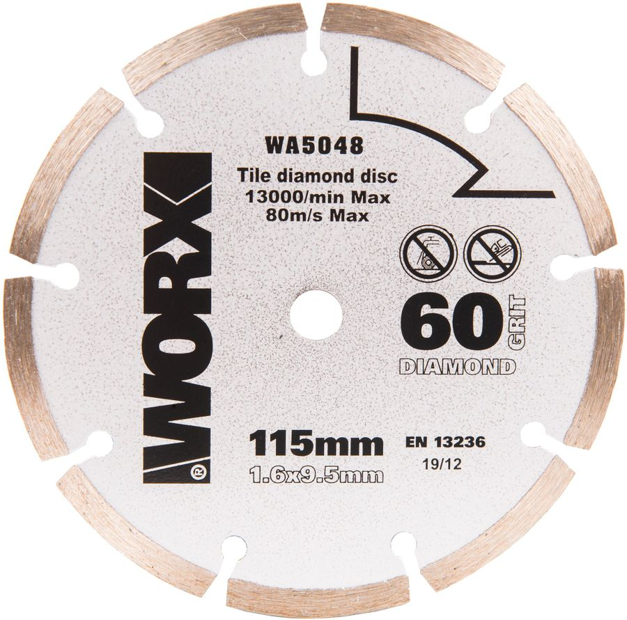 Отрезной диск алмазный Worx WA5048, предпросмотр