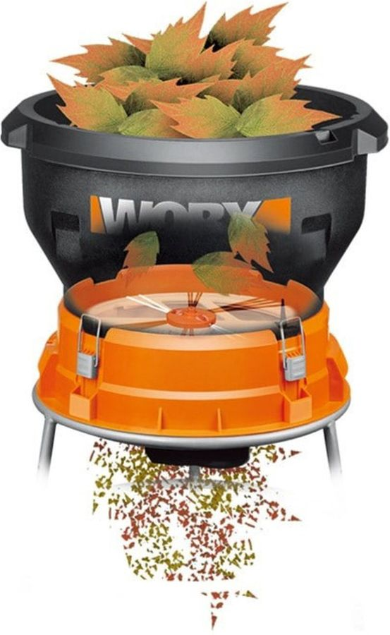Измельчитель садовый электрический WORX 1600Вт, wg430e, превью
