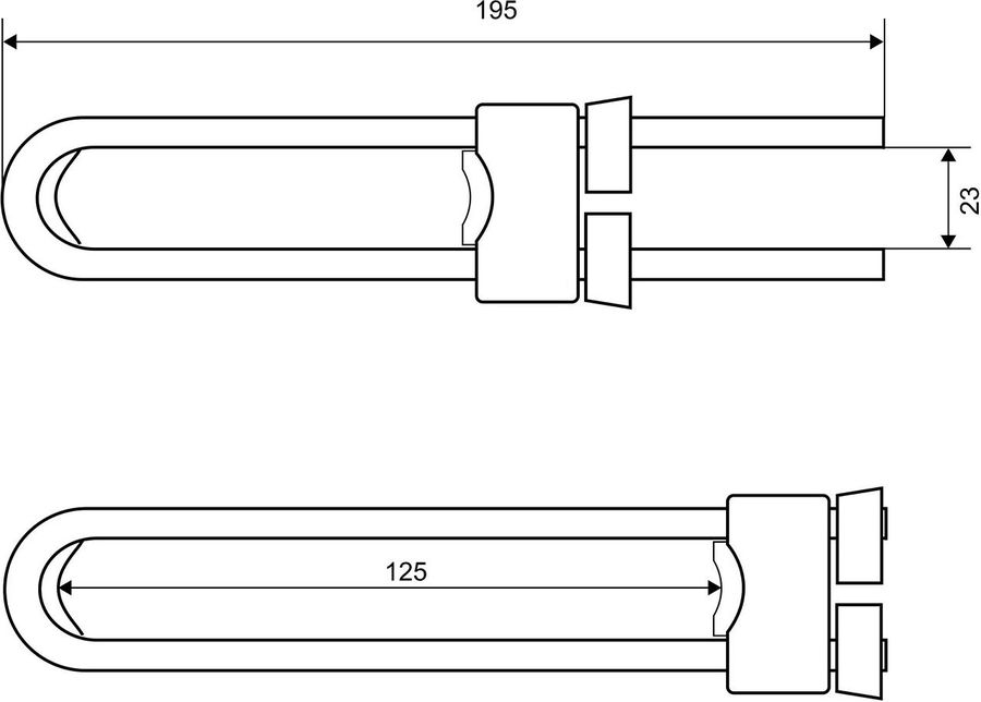 Блокиратор мебельный Palladium BS 4617 белый, превью