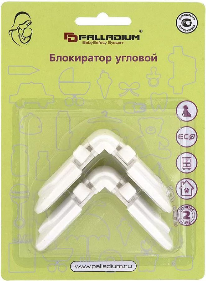Блокиратор угловой Palladium BS 4604 белый, предпросмотр