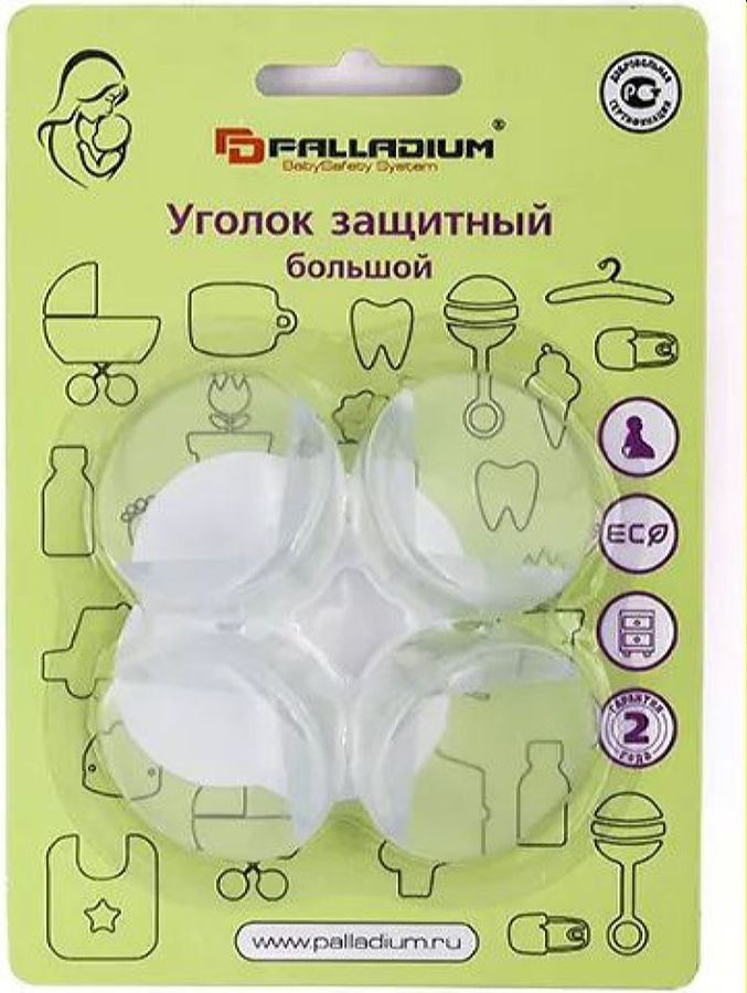 Защитный уголок Palladium BS 4621 прозрачный 4 шт, превью