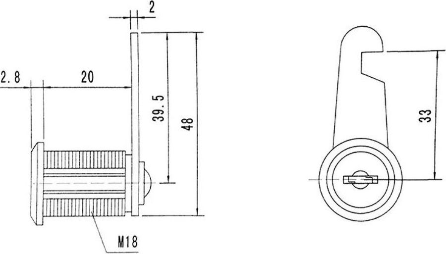 Замок почтовый Palladium ML-20, превью
