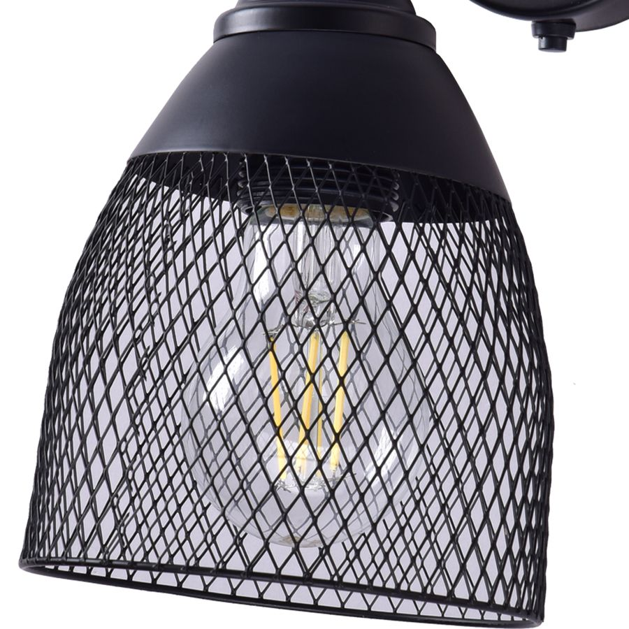 Бра РОССВЕТ 1хE27x60W, черный, предпросмотр