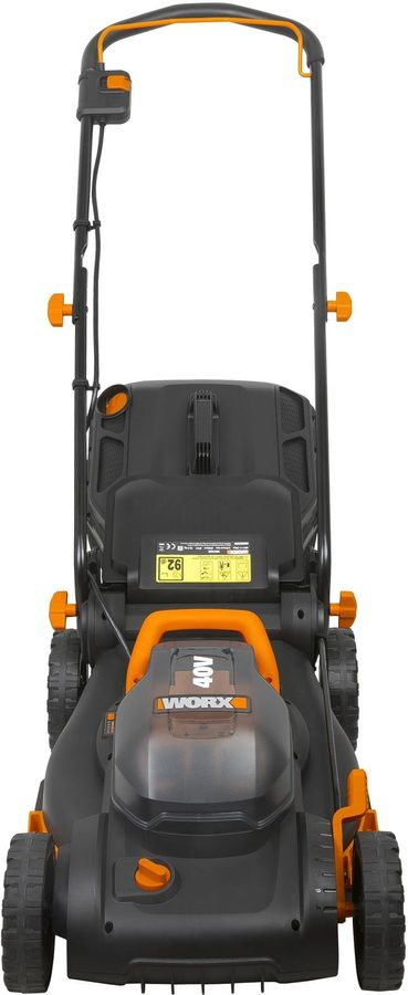 Газонокосилка аккумуляторная WORX WG743E 40 20В 40 см 4 А·ч  см +2 АКБ и ЗУ, предпросмотр