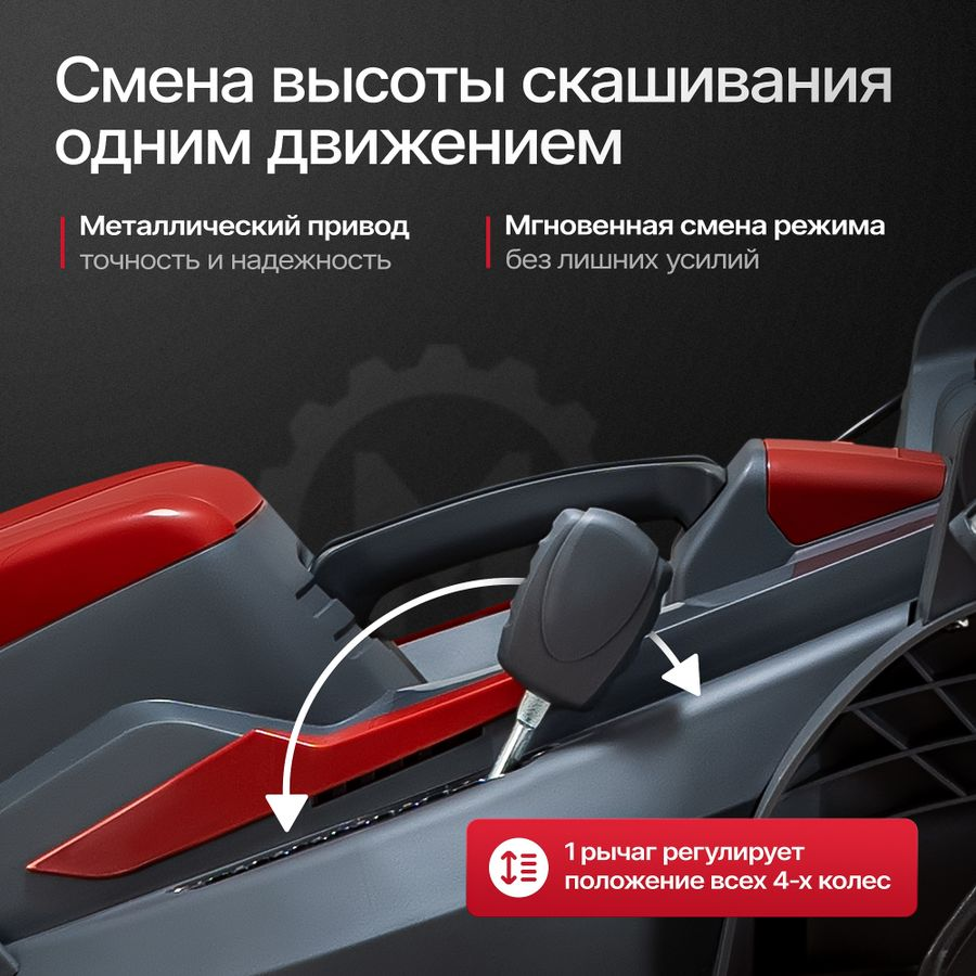 Газонокосилка аккумуляторная МОБИЛ К Комфорт 20В 37см, с двумя акб и з/у, XMA37, предпросмотр