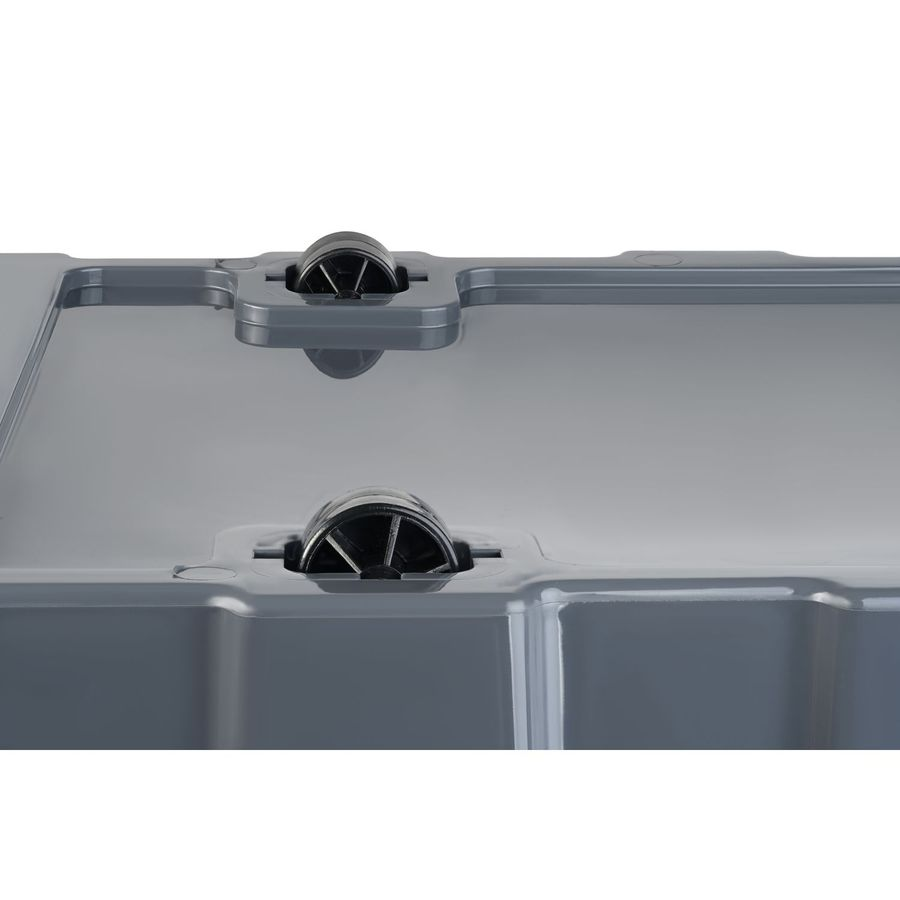 Ящик Roxor Consumer с крышкой особопрочный 120 серия Rox Box Pro, антрацитовый, предпросмотр
